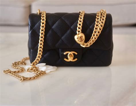 chanel mini rectangular caviar small